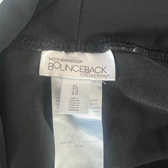 Motherhood Bounceback Collection Black Leggings Size XL Preloved - Picture 2 of 12